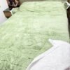 VERDE Cobija trenzada ovejera