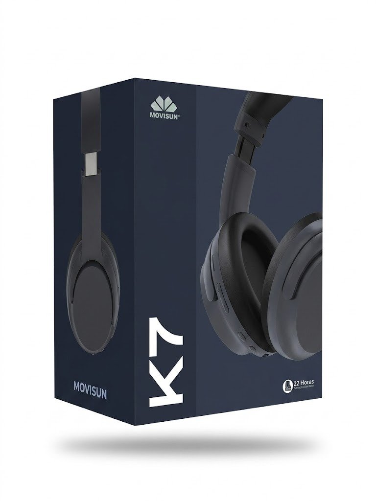 Audífonos Bluetooth Movisun k7 Negro