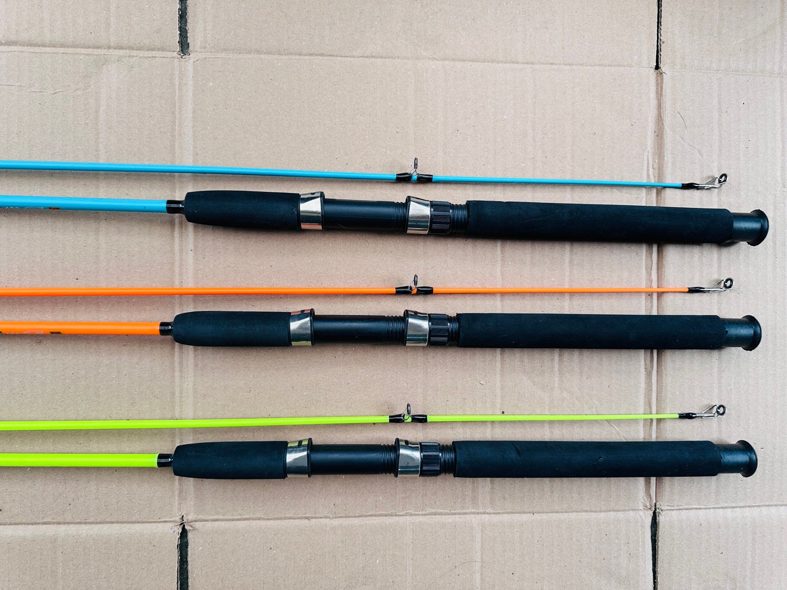 3 Combo Caña 2 Cuerpos Listo Para Pescar