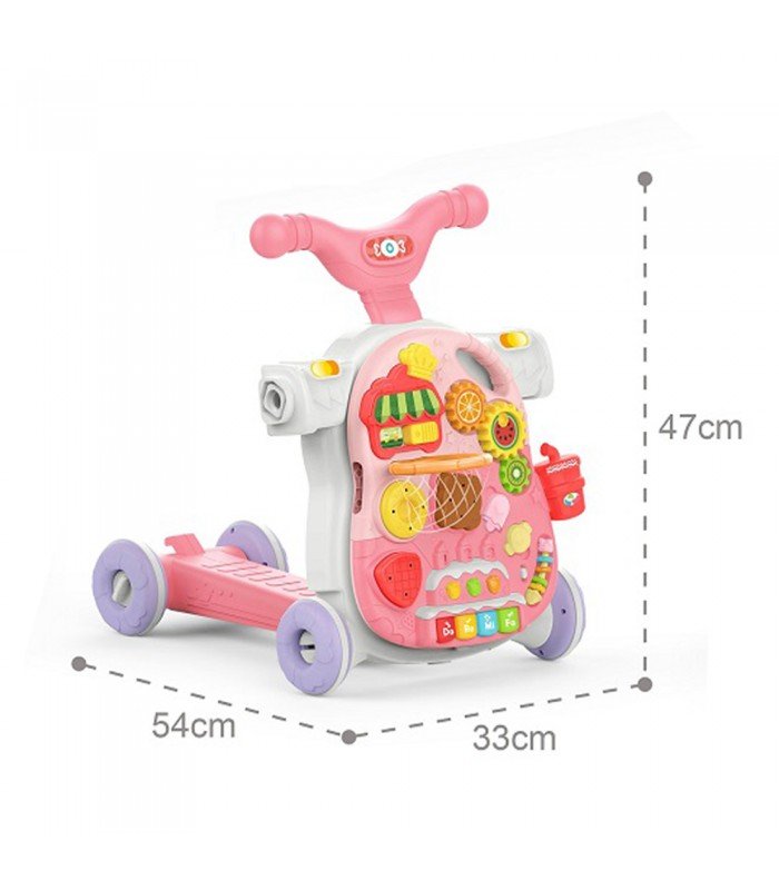 CAMINADOR PARA BEBE ROSA