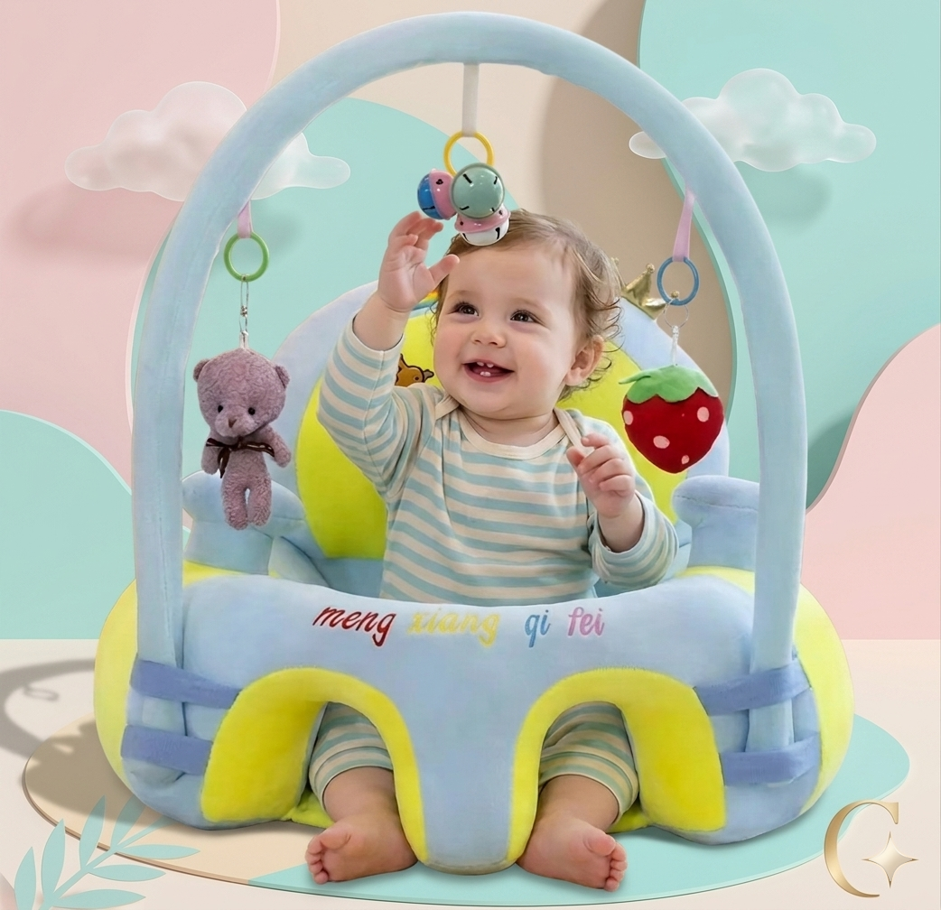 2 SILLA PARA BEBÉ CON SONAJERO