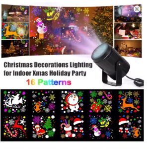 Proyector LED Navideño de Luces y Figura