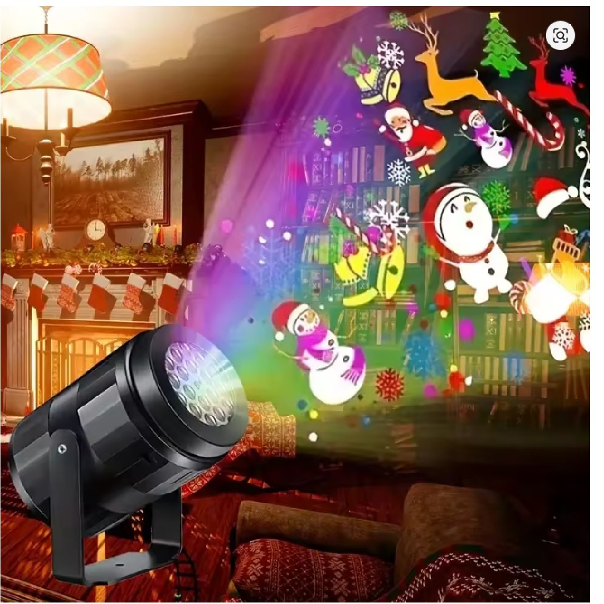 Proyector LED Navideño de Luces y Figura