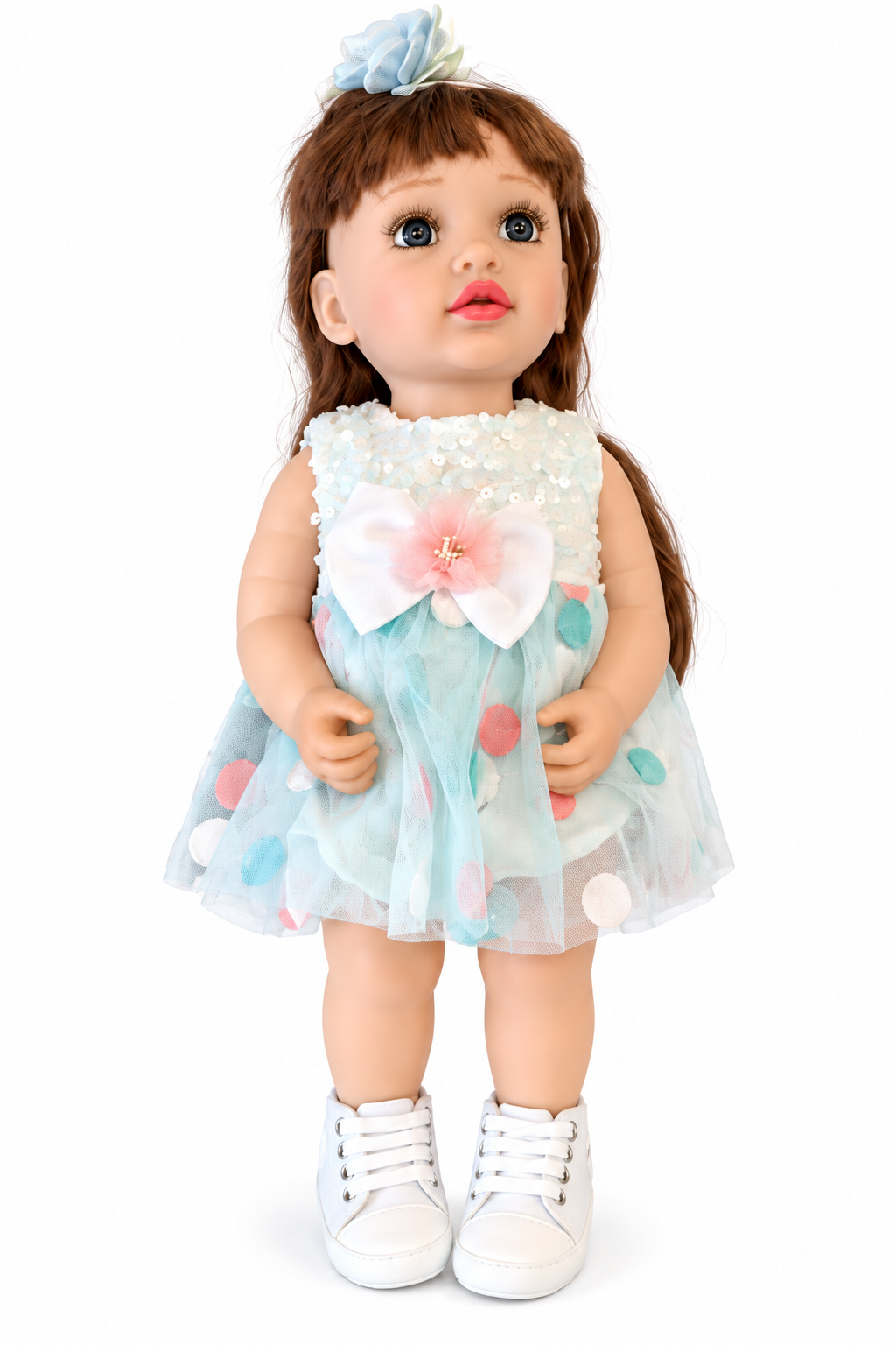 JUGUETE MUÑECA REALISTA INTERACTIVA